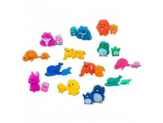 Figurine elastice surpriza 2 buc Softy Friends Familia draguta diverse tipuri