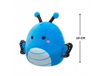 Jucarie de plus 19 cm, Waverly fluture albastru, Squishmallows
