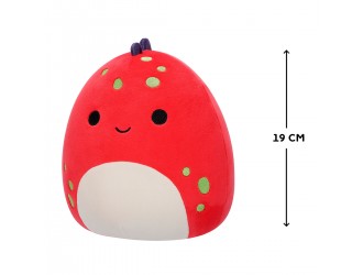 Jucarie de plus 19 cm, Dolan dinozaur rosu, Squishmallows
