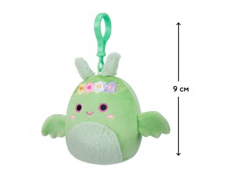 Jucarie de plus 9cm cu breloc, Tove dragon verde, Squishmallows
