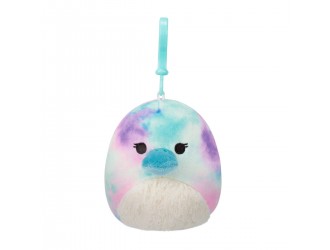 Jucarie de plus 9cm cu breloc, Mitch ornitorinc multicolor, Squishmallows