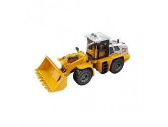 Jucarie Tractor Buldozer, galben, cu sunete si lumini 1:16, JSTOYS, ZJA345701