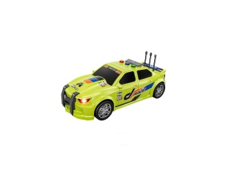 Jucarie Masina de curse, cu frictiune, portbagaj care se deschide, sunete si lumini 1:16, JSTOYS, ZJA314882