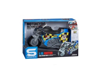 Jucarie Motocicleta Police, cu inertie, sunete si lumini 1:16, JSTOYS, ZJA329904