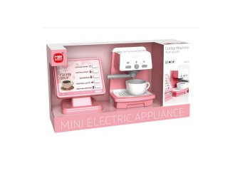 Jucarie Aparat Cafea roz cu sunete, lumini si accesorii, ZJA343941