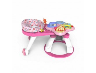 Scaun cu masuta si activitati 3 in 1 pentru bebelus (roz), ZJA356653