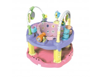 Scaun pentru bebelus de sarit cu sunete, intoarcere 360 grade, reglare inaltime, ZJA289626