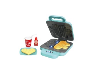 Jucarie Aparat de facut vafe albastru cu accesorii si lumini, ZJA343922