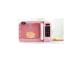 Jucarie Cuptor cu microunde roz cu lumini si accesorii, ZJA343952