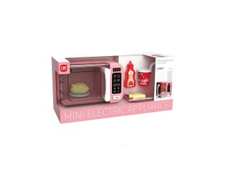 Jucarie Cuptor cu microunde roz cu lumini si accesorii, ZJA343952