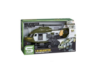 Jucarie Elicopter cu inertie, sunete si lumini, 1:16, jstoys, ZJA329902