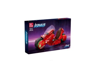 Set de constructie Motocicleta rosie 231 el., ZJA351144