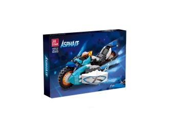 Set de constructie Motocicleta albastra cu 241 el., ZJA351163