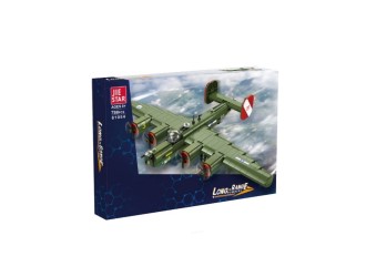 Set de constructie Avion bombardier verde 788 el., ZJA351342