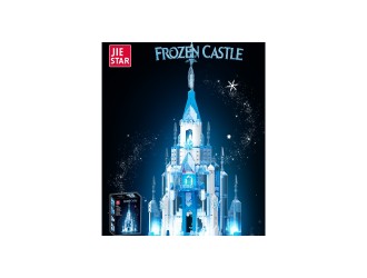 Set de constructie Castelul inghetat cu LED 732 el., ZJA351349