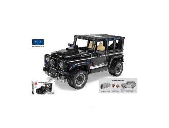 Set de constructie Masina neagra cu RC si cu accumulator 524 el., ZJA351299