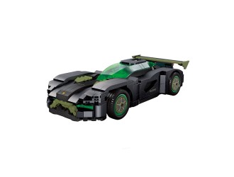  Set de constructie Masina cu RC 1:16 negru-verde 582 el., ZJA351142