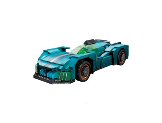 Set de constructie Masina cu RC 1:16 albastra 594 el., ZJA351143