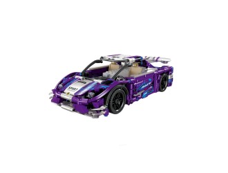 Set de constructie Masina violet-gri cu RC si cu acumulator 531 el., ZJA351302