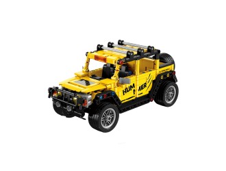 Set de constructie Masina galbena cu RC si cu acumulator 530 el., ZJA351308