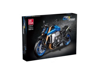 Set de constructie Motocicleta albastra 2046 el.,  ZJA351185