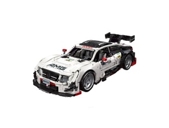 Set de constructie Masina cu RC 1:10 alba 2489 el., ZJA351149