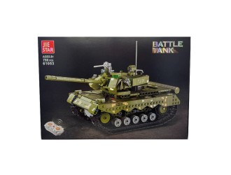 Set de constructie Tanc cu RC verde 780 el., ZJA3513430
