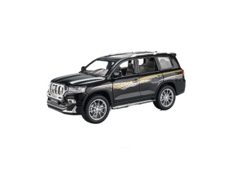 Macheta auto Toyota Land Cruiser Prado, 1:24, metal, cu sunete si lumini, ZJA357766