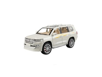 Macheta auto Toyota Land Cruiser, 1:24, metal, cu sunete si lumini, ZJA357763
