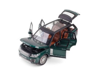 Macheta auto Range Rover, 1:24, metal, cu sunete si lumini, ZJA357754