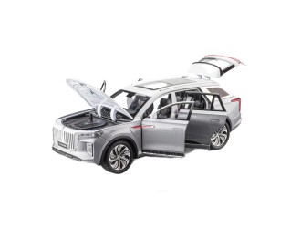 Macheta auto Hongqi H9, 1:24, metal, cu sunete si lumini, ZJA357772