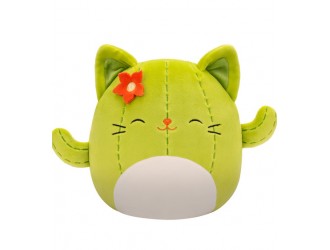 Jucarie de plus 19 cm, Ms. Miss pisica-cactus verde, Squishmallows