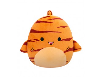 Jucarie de plus 19 cm, Jagger rechin tigru portocaliu, Squishmallows