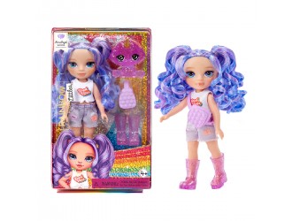 Papusa Amethyst Willow Rainbow High seria Littles (violet)