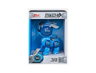 Jucarie Catelus Robot cu sunete si lumini, diverse culori, ZJA360657