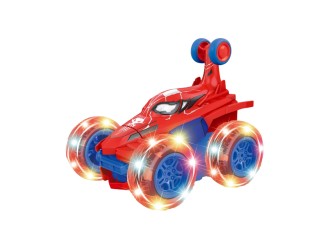 Jucarie Masina Stunt rosie cu RC 2.4G, lumini si acumulator, ZJA360959