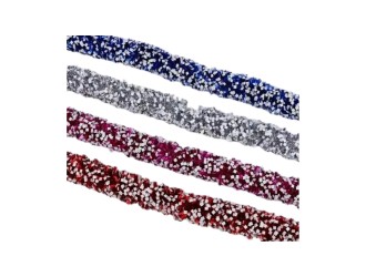 Beteala brad, diverse culori cu patratele albe 9x200 cm, ZJA360437