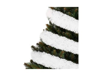 Beteala brad alb stralucitoare 8x200 cm, ZJA360435