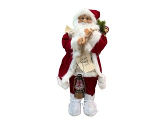 Decoratiune Mos Craciun 60cm (rosu-alb), ZJA360723