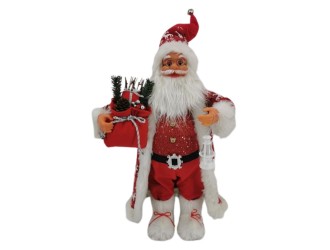 Decoratiune Mos Craciun 90cm (rosu-alb), ZJA360716