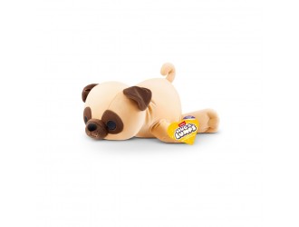 Jucarie de plus Hug-A-Lumps, medie, 1,5 kg, Zuru, Pug (Olly), Mops