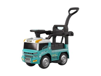 Tolocar camion cu maner si sunete, roz/verde/gri, ZJA359052