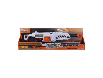 Arma de jucarie electrica cu gloante din spuma, 36 proiectile, cilindru rotativ, Fast Pioneer