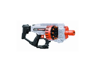 Arma de jucarie electrica cu gloante din spuma, 36 proiectile, cilindru rotativ, Fast Pioneer
