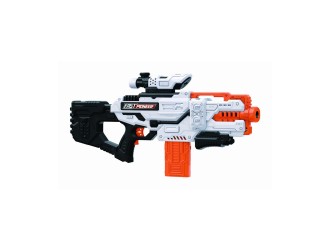 Arma de jucarie electrica cu gloante din spuma, 24 proiectile, Fast Pioneer