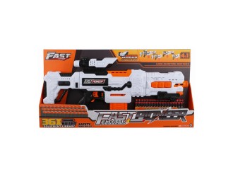 Arma de jucarie electrica cu gloante din spuma, 36 proiectile, Fast Pioneer