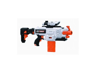 Arma de jucarie electrica cu gloante din spuma, 24 proiectile, Fast Pioneer