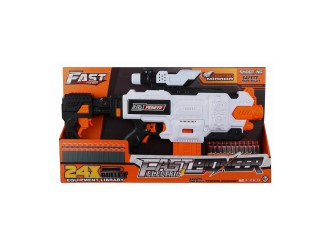 Arma de jucarie electrica cu gloante din spuma, 24 proiectile, Fast Pioneer