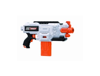 Blaster de jucarie electric cu gloante din spuma, 24 proiectile, Fast Pioneer