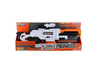 Blaster de jucarie electric cu gloante din spuma, 36 proiectile, Fast Pioneer